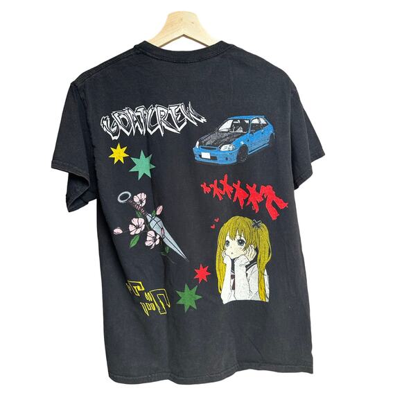 Goat Crew Anime Black Cotton Anime T-Shirt Size S - MINT - Picture 3 of 8